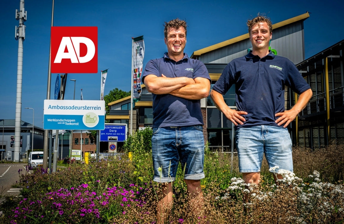 Sjoerd en Ward vergroenen bedrijventerrein