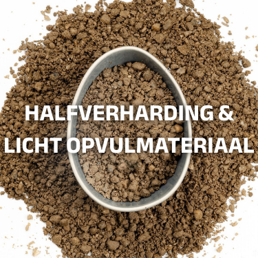 Halfverharding & licht opvulmateriaal