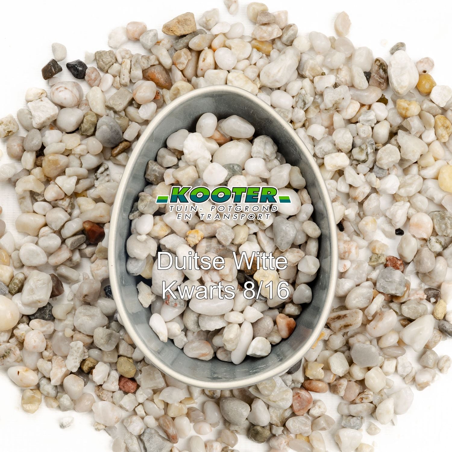 Duitse Witte Kwarts Grind 8/16 big bag