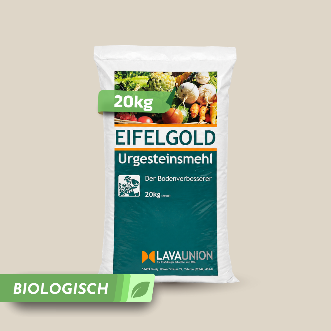 Eifelgold Lavameel 20kg
